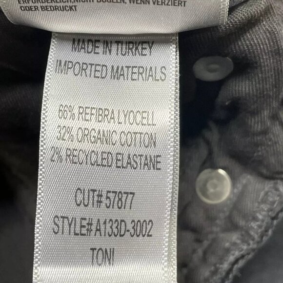 NEW AGOLDE Women's 24 Lana Mid Rise Straight Jeans Conduct - Picture 3 of 5